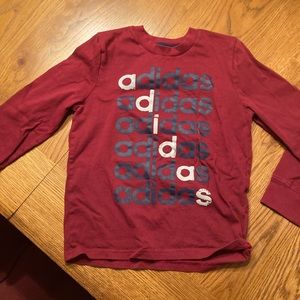 Adidas Boys long sleeve active wear shirt